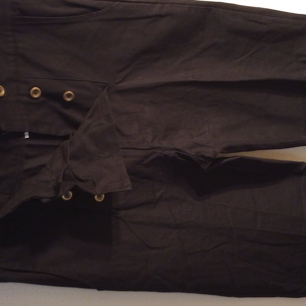 Double-Breasted Black Slacks Small - image 4